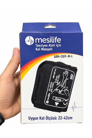 Mesilife Arm-cuff-m-l Tansiyon Aleti Kol Manşeti 22-42 Cm Ayarlanabilir Ölçüm Manşeti