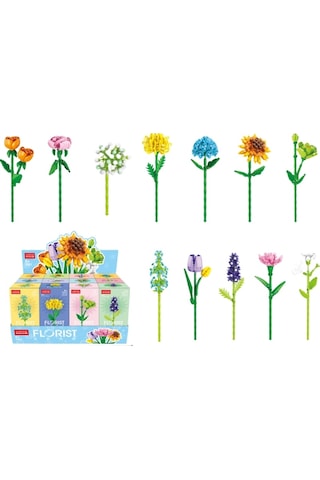 Lele Brother Florist Lego Yapı Blokları Bitki Çiçek Serisi