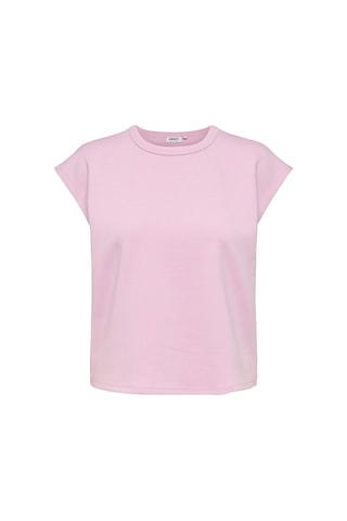 Only Kadın Onllucıa Bisiklet Yaka Kolsuz T-shirt 15346670 Pembe Pembe