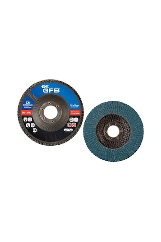 Gfb 10 Adet Zirkonyum Flap Disk Zımpara 115 MM-60 Kum