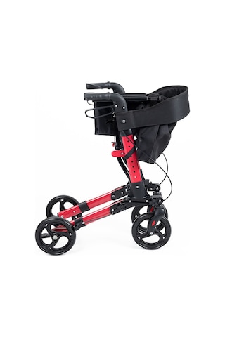 Rolatör Ws-9102 Kırmızı Lüx Alüminyum