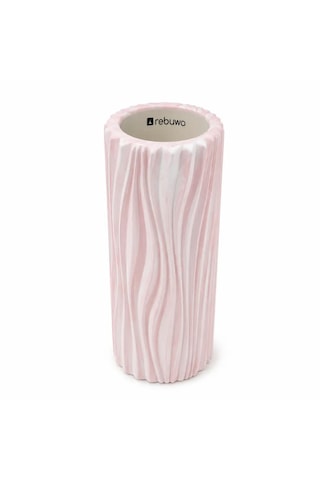 Rebuwo Eva Roller Pembe Beyaz Desenli Beyaz - Pembe