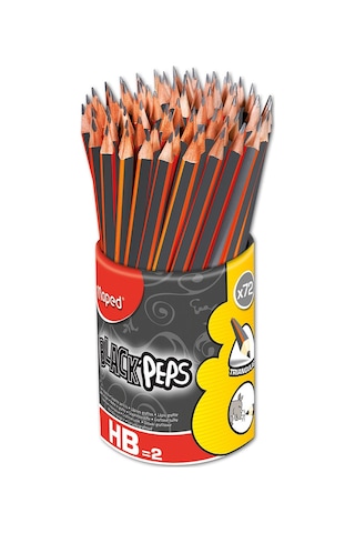 Maped Black Pep's Silgili Kurşun Kalem Hb 851759 Çok Renkli