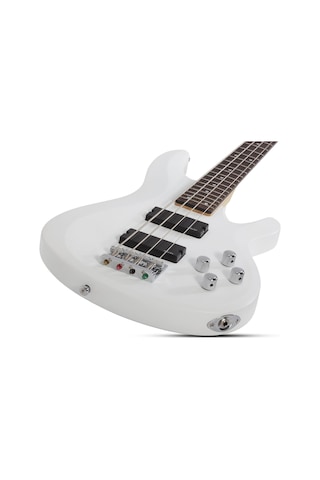 Schecter C-4 Deluxe Bas Gitar Satin White