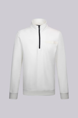 Hatemoğlu Beyaz Regular Fit Fermuarlı Yarım Balıkçı Yaka Pamuklu Sweatshirt 30243 Beyaz