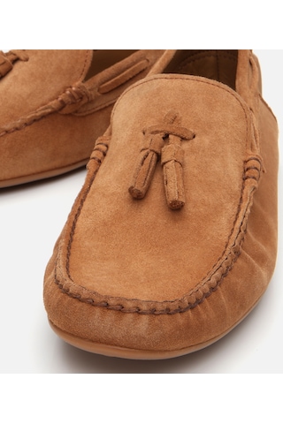 Hotiç Erkek Süet Deri Taba Püskül Detaylı Günlük Loafer 02ayh305540a370 Taba