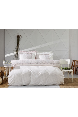 Apricitas Home Grace Pink Çift Kişilik Nevresim Takımı