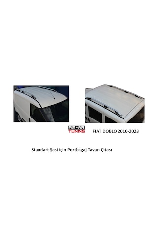Doblo 2010-2023 Kısa-standart Şasi Portbagaj Tavan Çıtası / Gri