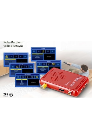 Next Kanky HD Gold + Wifi + Hdmı Kablo + Akıllı Kumanda Uydu Alıcısı