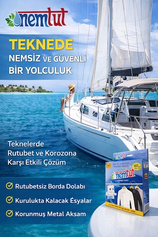 Teknelere Özel Nem Rutubet Giderici Korozyon Koku Önleyici 2 Kutu 4 Paket 2 Kg