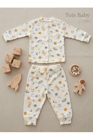 Tois Baby Organik Hastane Çıkışı Bebek Takımı Ekru
