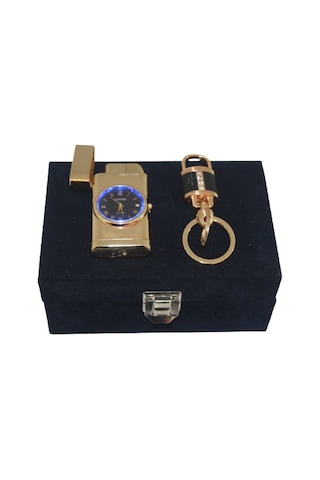 Işıklı Saatli Çakmak - Anahtarlık N11.1035