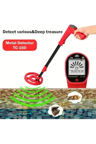 Besthome1 Dream011 Tc-160 Altın Dedektörü, Yüksek Hassasiyetli, Turuncu
