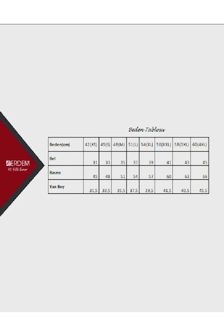 Erdem Erkek Pamuklu Paçalı Külot 1350 - 6 Adet Çok Renkli