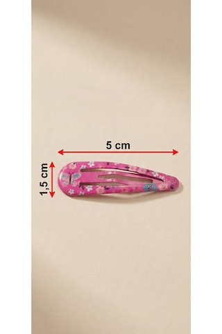 Claire's 6'lı Desenli Çıt Çıt Toka Çok Renkli