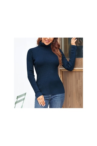 Youknitwear You Modena Balıkçı Yaka Kadın Kazak Lacivert