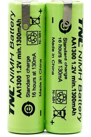 Braun 4510 Traş Makinesi Uyumlu Aa 2.4v 1300mah Şarjlı Kalem Pil