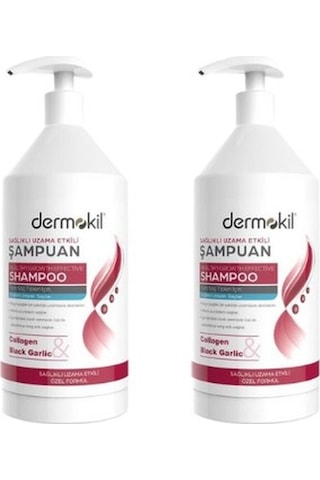 Dermokil Prebiyotik & Vitamin B5 Sağlıklı Uzama Etkili Şampuan 2 x 1 L