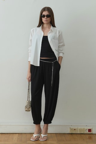 Suud Collection Siyah Cosie Askılı Top