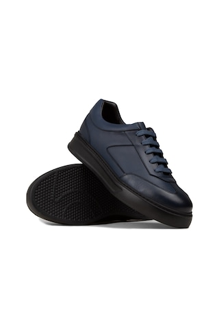 Deery Erkek Mavi Hakiki Deri Sneaker Ayakkabı - 02015mmvıe01 Mavi