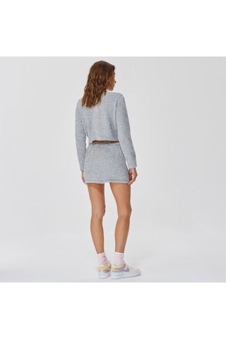Ace Nayman Jade Knitted Gri Etek