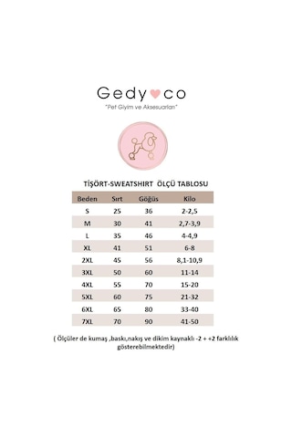 Gedyco Pink Love Yellow Hearts Küçük Irk Köpek Sweatshirtü-21553