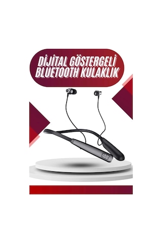 Plentiful Plentiful100 Saat Bluetooth Kulaklık Dijital Göstergeli Anc Özelliği Kablolu K-200