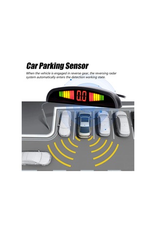 Suofeng "4 Sensörlü Park Asistanı: Led Ekranlı, Sesli Uyarı, 30-250cm Hassas Mesafe Ölçümü"