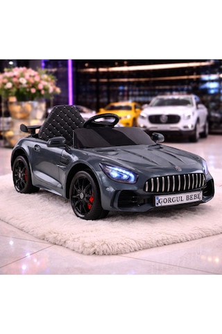 Mercedes Gtr 12 Volt Akülü Araba Antrasit