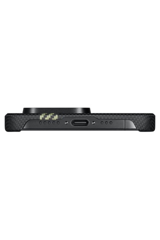 Apple Uyumlu iPhone 15 Pro Telefon Kılıfı Magsafe Aramid Fiber Pitaka Tactile Woven Break The Line