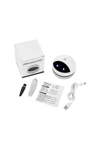 Teltree M19 Mini El Tipi Masaüstü Süpürge - Şarjlı, Taşınabilir - Gümüş Kırıntıları Temizleyici, Dahili Li-poly Batarya