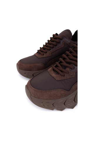Tamer Tanca Kadın Suni Deri Kahve Sneakers & Spor Ayakkabı 1009 2190 Bn Ayk Sk25-26 Kakao Suet Kahverengi