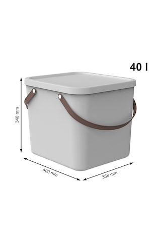 Albula Modern Depolama Kutusu 40l Beyaz