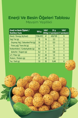 Nohut Cipsi 6'lı Mix - Mevsim Yeşillikleri 50 G X 2 + Paprika 50 G X 2 + Deniz Tuzlu 50 G X 2
