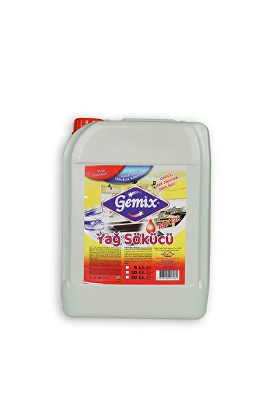 Gemix Yağ Sökücü 5l Yerli Üretim Tekli Gemix Yağ Sökücü 5l Yerli Üretim Tekli