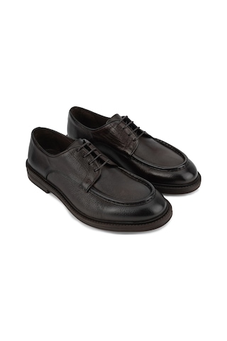 Tamer Tanca Erkek Hakiki Deri Casual Kahverengi Ayakkabı 1202 9270-3 Erk Ayk Sk26-27 Kahve Crst Wash