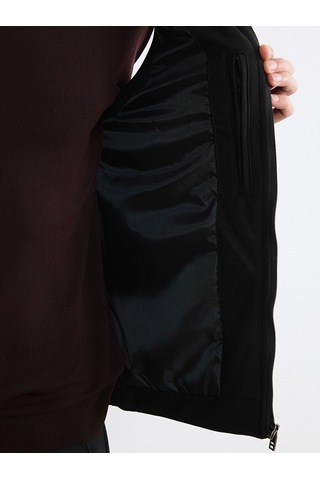 Lc Waikiki Lc Waıkıkı Siyah Slim Fit Dik Yaka Erkek Yelek