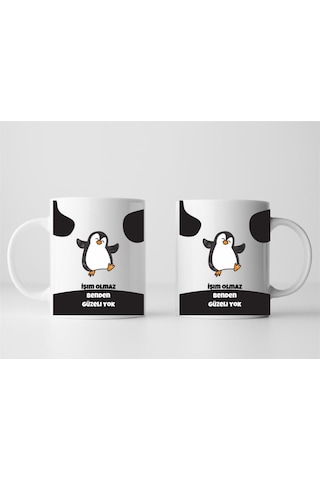 İşim Olmaz Benden Güzeli Yok Tasarımlı Kupa Bardak