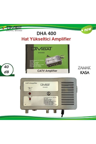 Divisat Dha 400 Hat Yükseltici Amplifier 40db - Zamak Kasa