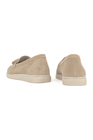 Ziya, Kadın Hakiki Deri Loafer Ayakkabı 161359z402 Bej 161359z402 340