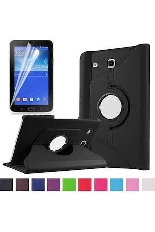 Galaxy Uyumlu Tab 3 Lite 7.0 T110 Zore Dönebilen Standlı Tablet Kılıfı