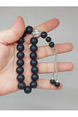 Onix Oniks Taşı 17lik Efe Tesbih Mat 12mm 51514