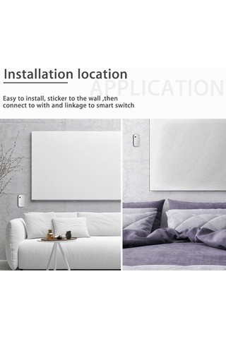 Novahub Tuya Wifi Işık Sensörü - Akıllı Ev Aydınlatma, Google Home Uyumlu Beyaz Beyaz