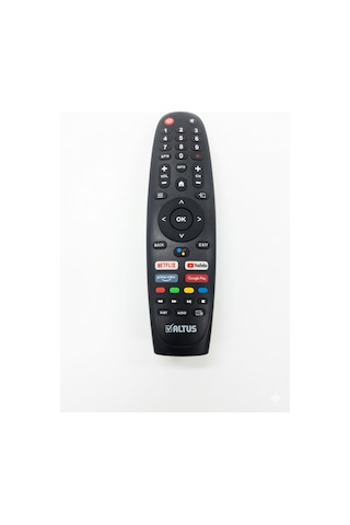 Altus Ses Komutlu Bluetooth Android Tv Kumandası - Netflix / Youtube Tuşlu