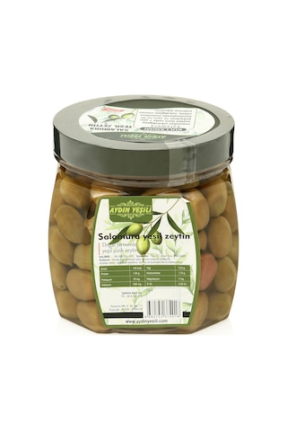 Aydın Yeşili Yeşil Çizik Zeytin 600 G