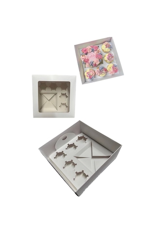 5+1 Bento&cupcake Kutusu 25x25x10 5+1 Bento&cupcake Kutusu 25x25x10