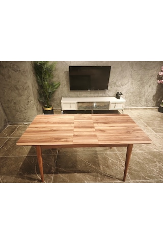 Lima Açılır Mutfak Masası Ceviz 80x130/160 Kemençe Ceviz