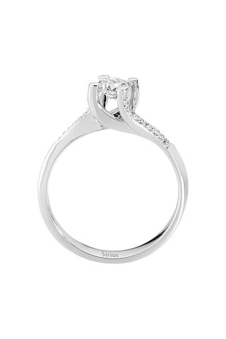 Sirius E Renk 0,19 Karat Pırlanta Tektaş Yüzük 0817R0159