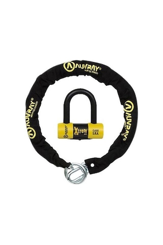 Auray C-bloc 120 Zincir Kilit+ U Disk Sra