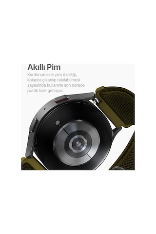46mm Akıllı Saat Modelleri İçin Watch Gt4/watch 4 Pro/gt3/gt3 Pro/gt2/gt2 Pro Watch Gear S3 Frontier/Samsung Galaxy  Uyumlu  Watch 46mm Dokuma Kumaş Esnek Ve Hafif 22mm Kordon